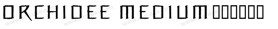 Orchidee Medium字体转换